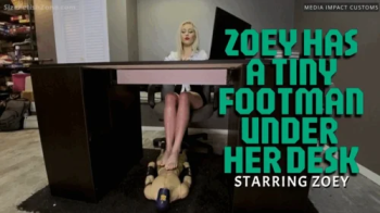 Zoey Has a Tiny Footman Under Her Desk JOI CL.webp