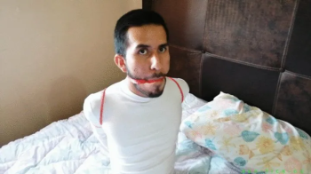 Alex Is Tied Up, Gagged, Blindfolded & Receives Some Very Mean Full Body Tickling. He Gets Pretty Aroused By That. So We.webp