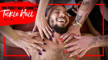 Nara and Atenna Wicked Play in a Bound Tickling Session (720 EN-sub) Ticklish - Tickler - Tickling Male - Foot Tickling.webp