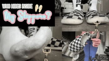 Who Hides Inside My Slippers- - Giantess Shrinking Fetish.webp