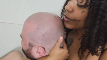 Incel Virgin Begs for Mercy, Gets Black Goddess’s Lethal Figure-Four Instead - Ebony Headscissors.webp