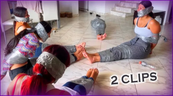 Spin the Bottle Bondage Game – Sock Gags, Tape Ties & Mummification (Vol. 1–2) (4K Ultra HD).webp