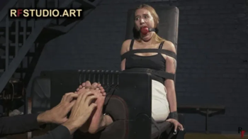 Katrina - Stocks Tickle and Bastinado Marathon - All Toes Tied, Huge Ballgag (UHD 4K MP4).webp