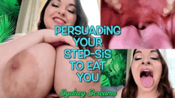 Persuading Your Step-Sis to Eat You - You Shrunk Yourself Down to Climb Into Sydney Screams' Mouth and Get Vored - Vore,.webp