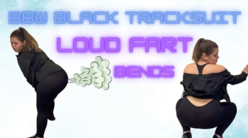 BBW Black Tracksuit Loud Fart Bends.webp