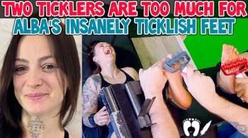 TWO TICKLERS ARE TOO MUCH FOR ALBA'S INSANELY TICKLISH FEET - FULL HD MP4.webp