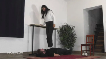 Slave under the feet of Mistress Natasha wmv Sock B.webp