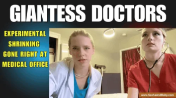 Giantess Doctors Shrink You and Eat You - POV Vore for Tiny Man - Medical Office - Doctor Fetish - Shrunken Man.webp