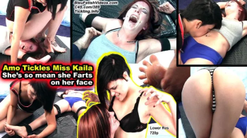 Amo Tickles Miss Kaila! She's so mean, she FARTS in her FACE! - Amo straps her friend down to the tickle board and bulli.webp
