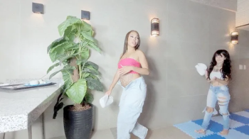 Sniffing My Cleaning Lady's Farts in Secret - By Bella Cruel and Babe - Full Clip.webp