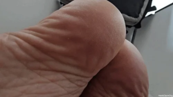 Unaware Giantess Working on Laptop Barefoot Pt 22.webp