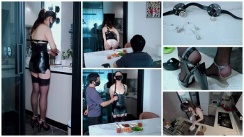Hardship of the Little Chef- Cooking in Painful Fetish Gear.webp