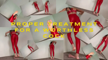 Proper Treatment For A Worthless Cock- Ebony Femdom Goddess Rosie Reed Cock Ruin Foot Domination POV- standard definitio.webp