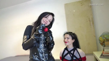 PAULAS SISTER LEA GETS BALLGAGGED BY MIRA WINCHESTER.webp