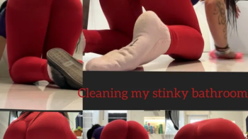 Cleaning my dirty bathroom.webp