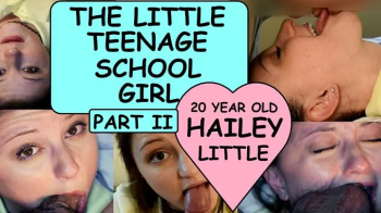 20 year old Tiny Petite Hailey Little Teenage School Girl Part (Clip) #2 deepthroat gagging dirty talk w dirty old man.webp