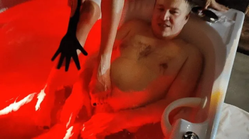Double foot domination in a bath.webp
