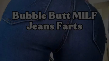 Bubble Butt MILF Teases You with Jeans Farts.webp