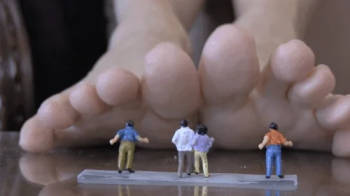 SHRUNKEN SCENT SLAVES - Jamie Daniels, Giantess, Foot Fetish, Butt Fetish, Tiny Figures - MP4.webp