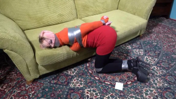 5064 Amber in Orange Sweater and Tape.webp