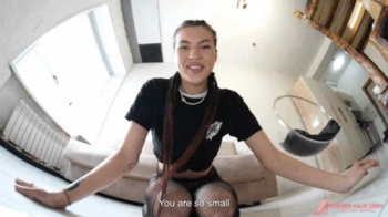 He lives at her feet and under her ass - 4K.webp