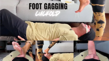 Foot Gagging Treat- Cuck Cleans Two Condoms & Alpha's Mess Off Toes - Mistress Enola ( FulHD).webp