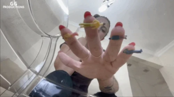 Little Puck- Bondage for Busty Brunette, Part 1, Camera 3.webp