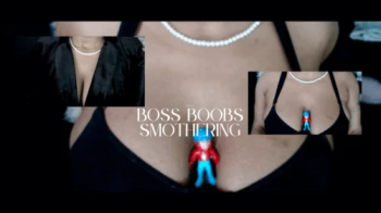 Shrink Cuckold Boss Hidden In Giant Breasts - Breast Smothering.webp