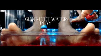 Giant Feet Sinks Tiny In Under Water Play - Ebony Giantess.webp