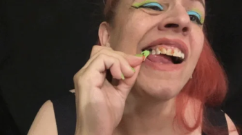 Giantess Uses Tiny Lady as Toothpick, Bush Trimmer, Burp and Fart Filter Slave -pt 2 Custom- 5 25.webp