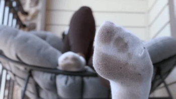 Ignored in Dirty White Socks voyeur while the neighbors stare.webp