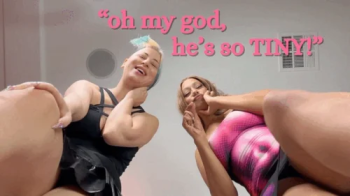 We found a tiny man on the floor! - Goddess Lilith & Noah Bensi Giantess POV, vore, foot domination, upskirt.webp