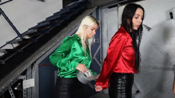 Sofia Caballero and Angelica Coralvine two detectives tied and gagged in the bank vault!.webp