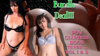 Giantess POV boob-tease BUNDLE deal vol 1 & 2.webp