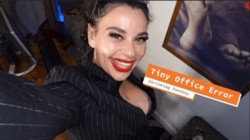 Tiny Office Mishap (Shrinking Fetish Fantasy) ft Goddess Fina.webp