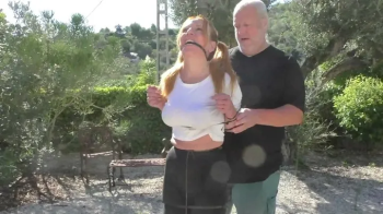 Next Level Bondage Walk Training in a public Park for Melodie - Full Clip wmv SD.webp