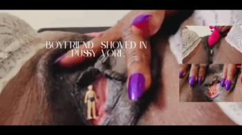 Tiny Boyfriend Wandered In Pussy Vore - Ebony Unaware Giantess.webp