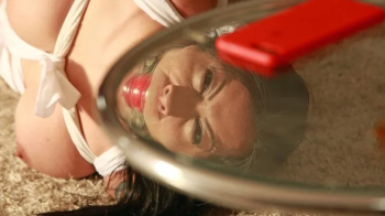 Gorgeous Cassandra Nude & Left TIGHTLY Bound Up with Torn Sheets and Tightly Gagged in- Home Invasion 03! RE EDIT 2024.webp