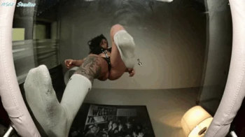 Furious Chicana DIRTY SOCK glass STOMP! Giantess CRUSH!! - MP4.webp