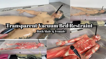 Transparent Vacuum Bed Bondage – Both Male & Female!.webp