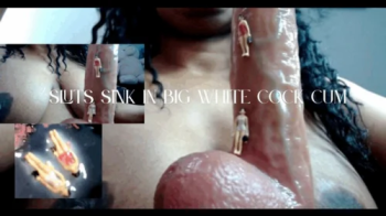 Tiny Stepsisters Sink In Big White Cock Cum - Ebony Unaware Giantess JOI.webp