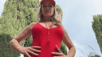Not in this Giantess's Pool (4K MP4) Randy Moore- Lifeguard, Giantess, Foot Fetish, Toe Cleavage, Breast Smother.webp