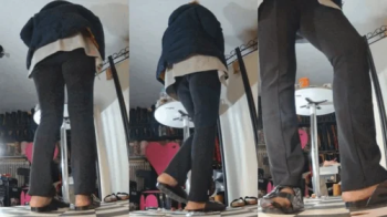 Tanja crushes my penis under three pairs of worn-out shoes - Cam 5.webp