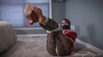 Sweater Bound MILF Madalynn gets gagged! SD.webp