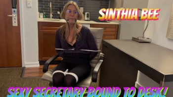 Sinthia Bee As The Sexy Secretary Bound to Desk!.webp