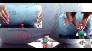 Tiny Neighbor Trampled In Denim Jeans And Ass Smothered Unaware.webp