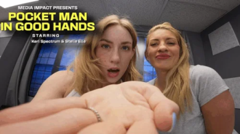 Pocket Man in Good Hands - Stelle Elle - Keri Spectrum - Hands - Shrinking - pov.webp