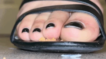 Close up POV Latina Giantess crush in sandals.webp