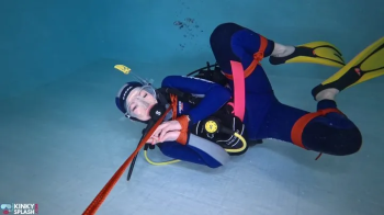 Underwater Bondage in Scuba- Tied Tight & Dragged Through Water - WMV.webp