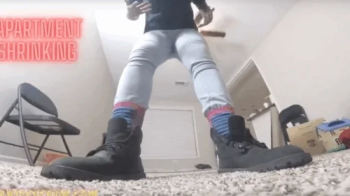 Giantess Crew Apartment Shrinking.webp